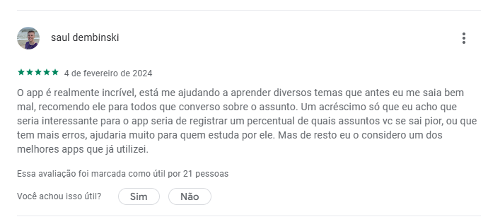 Tela 4 do App Acertei
